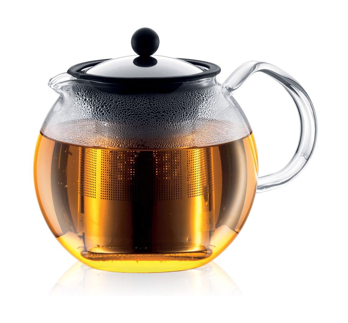 [product_category]-Bodum Assam Tea Maker With Filter Chrome, 1 L-Bodum-727015373188-1801-16-BOD-1