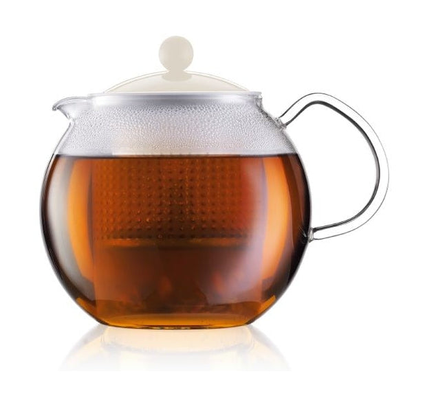 [product_category]-Bodum Assam Tea Maker With Glass Handle And Coloured Lid Cream Coloured, 1.5 L-Bodum-699965297886-1833-913-BOD-1