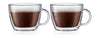 BODUM BISTO CAFFRE LATTE CUP DVADNÍ ZVLÁDENÍ s rukojetí H11,4 cm, 2 ks.