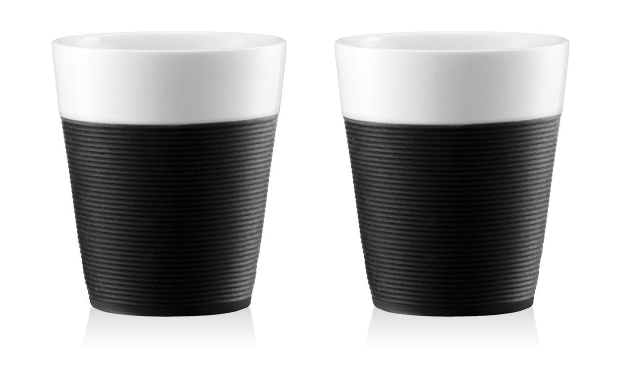 [product_category]-Bodum Bistro Mug With Silicone Strap Black, 2 Pcs.-Bodum-699965289553-11582-01-BOD-1