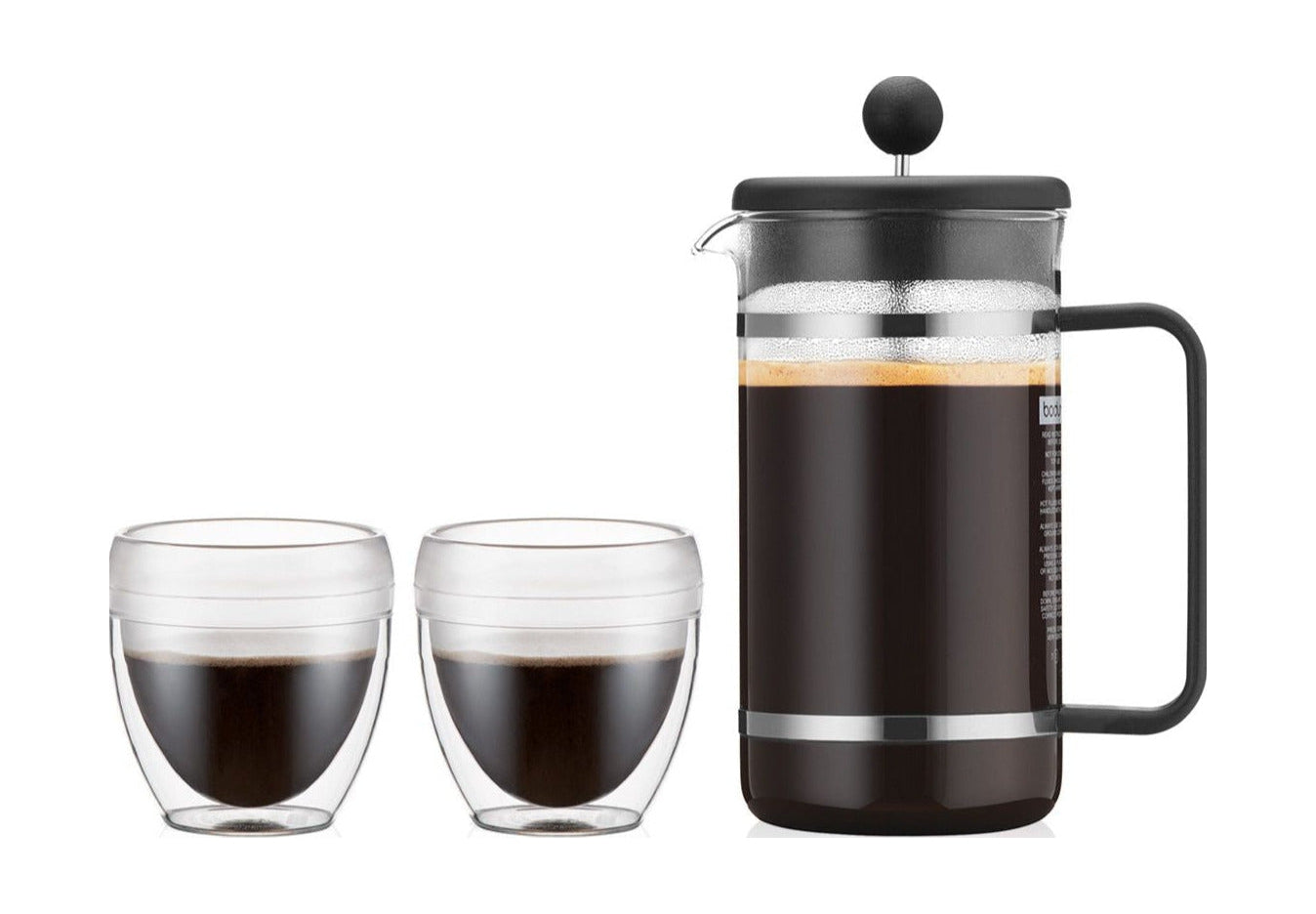 [product_category]-Bodum Bistro Set Coffee Maker And Pavina Outdoor Glasses 8 Cups, 2 Pcs.-Bodum-699965435479-K1508-01SA-10-BOD-1