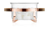 Bodum Chambord Set Glass Bowl With Silicone Lid White, Milky, 0.25 L