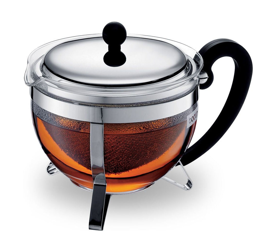 [product_category]-Bodum Chambord Tea Maker With Filter And Lid Chrome, 1.3 L-Bodum-727015208435-1921-16-6-BOD-1