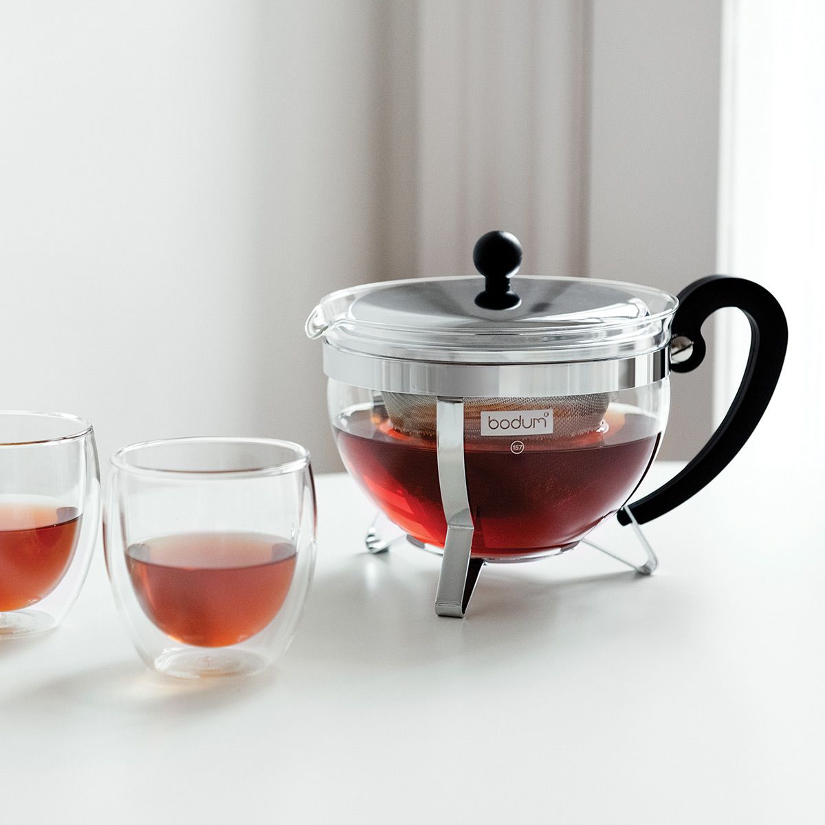 [product_category]-Bodum Chambord Tea Maker With Filter And Lid Chrome, 1.3 L-Bodum-727015208435-1921-16-6-BOD-2