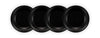 Bodum Douro 4 Dessert Plates Porcelain Black Matt, 4 Pcs.