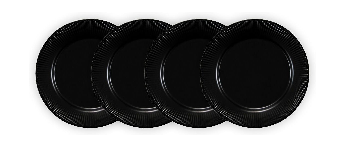 [product_category]-Bodum Douro Dinner Plate Porcelain Black Matt, 4 Pcs.-Bodum-699965426927-11818-259-BOD-1