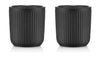 Bodum Douro Double Walled Mug Porcelain Black Matt, 2 Pcs.