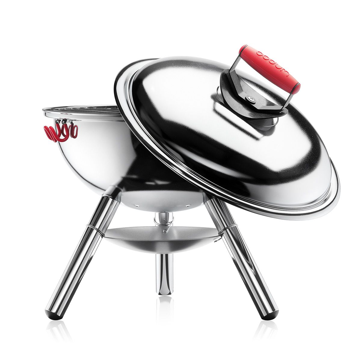 [product_category]-Bodum Fyrkat Picnic Charcoal Grill, Chrome-Bodum-699965271893-11529-16-BOD-2