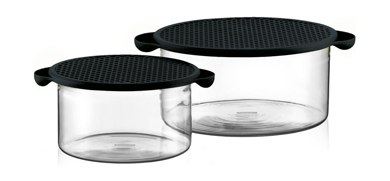 [product_category]-Bodum Hot Pot Set Bowl With Lid Black, 2 Pcs.-Bodum-699965003951-K10127-01-BOD-1