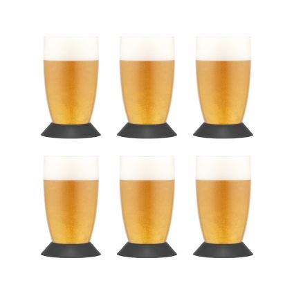 [product_category]-Bodum Oktett Beer Glasses 6 Pcs., Black-Bodum-699965489847-4270-01-12-BOD-1