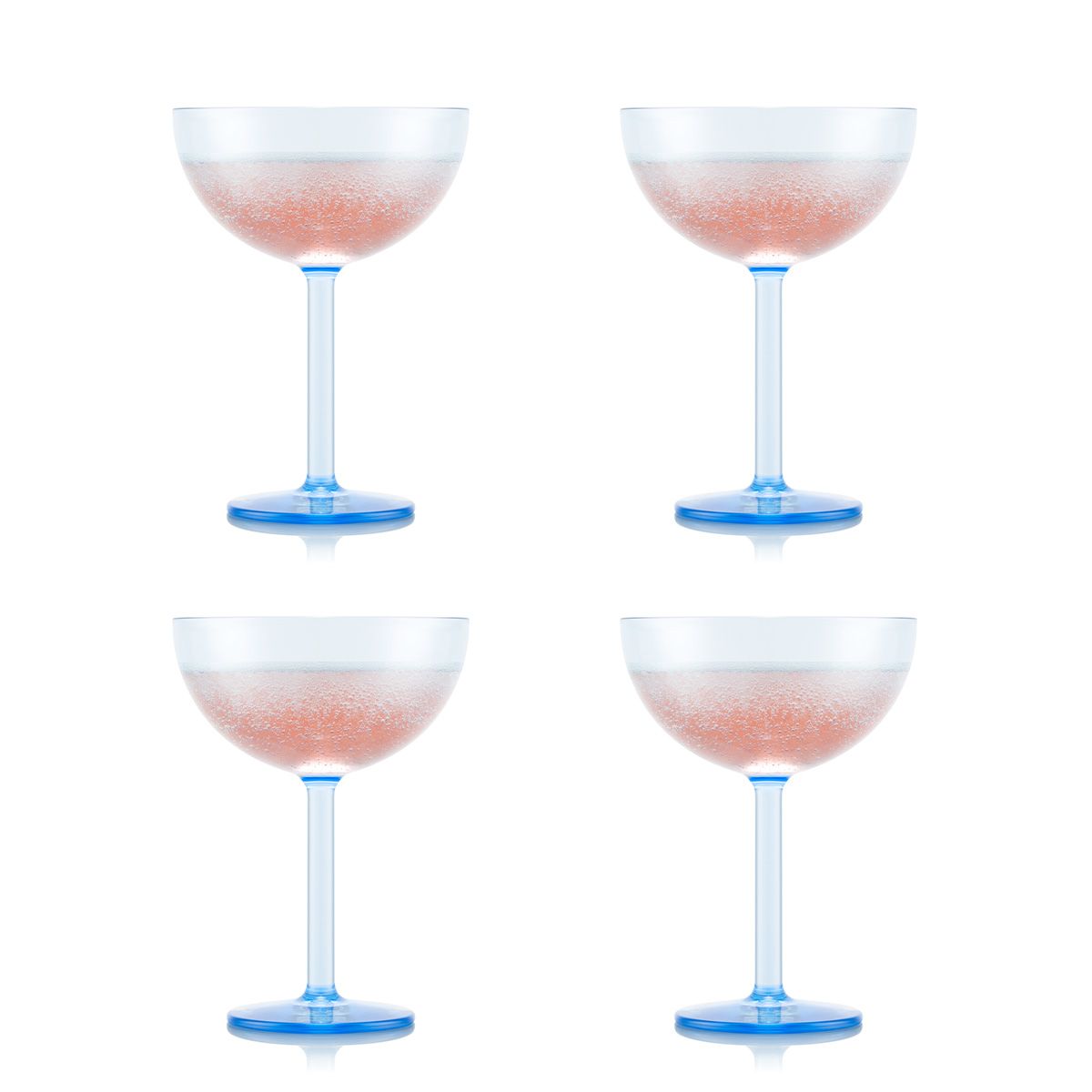 [product_category]-Bodum Oktett Champagne Coupe Glasses 4 Pcs. 0.28 L, Blue Moon-Bodum-699965511692-11930-680SSA-BOD-1