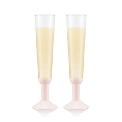 [product_category]-Bodum Oktett Champagne Glasses With Plastic Base 2 Pcs., Strawberry-Bodum-699965471118-12143-340-MOMA-BOD-2