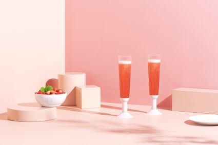 [product_category]-Bodum Oktett Champagne Glasses With Plastic Base 2 Pcs., Strawberry-Bodum-699965471118-12143-340-MOMA-BOD-7