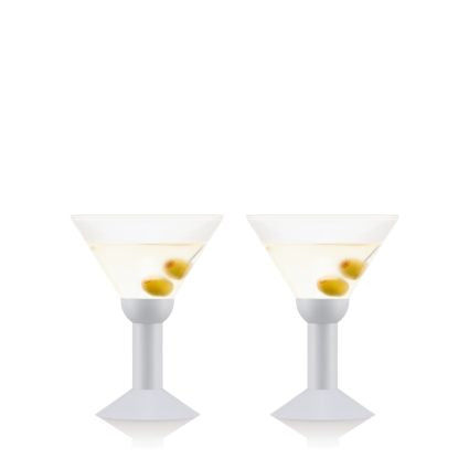 [product_category]-Bodum Oktett Martini Glasses With Plastic Base 2 Pcs., Green-Bodum-699965471095-12144-590-MOMA-BOD-2