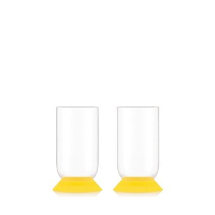 [product_category]-Bodum Oktett Plastic Beer Glasses 2 Pcs., Yellow-Bodum-699965471156-10211-591-MOMA-BOD-1