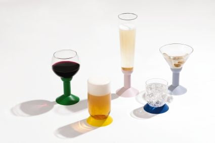 [product_category]-Bodum Oktett Plastic Beer Glasses 2 Pcs., Yellow-Bodum-699965471156-10211-591-MOMA-BOD-5