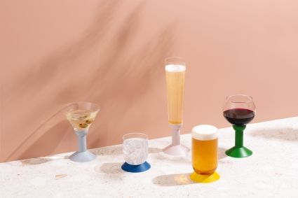 [product_category]-Bodum Oktett Plastic Beer Glasses 2 Pcs., Yellow-Bodum-699965471156-10211-591-MOMA-BOD-6