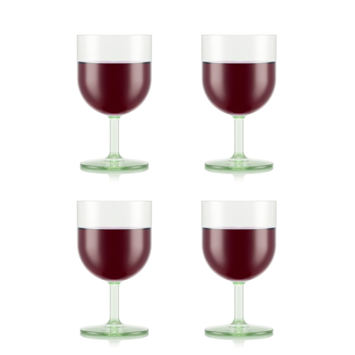 [product_category]-Bodum Oktett Red Wine Glasses 4 Pcs. 0.25 L, Pistachio-Bodum-699965513399-11925-681SSA-BOD-1