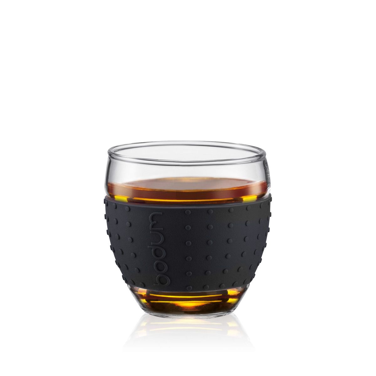 [product_category]-Bodum Pavina Glass With Silicone Handle Black 0.1 L, 2 Pcs.-Bodum-699965016494-11165-01-BOD-2