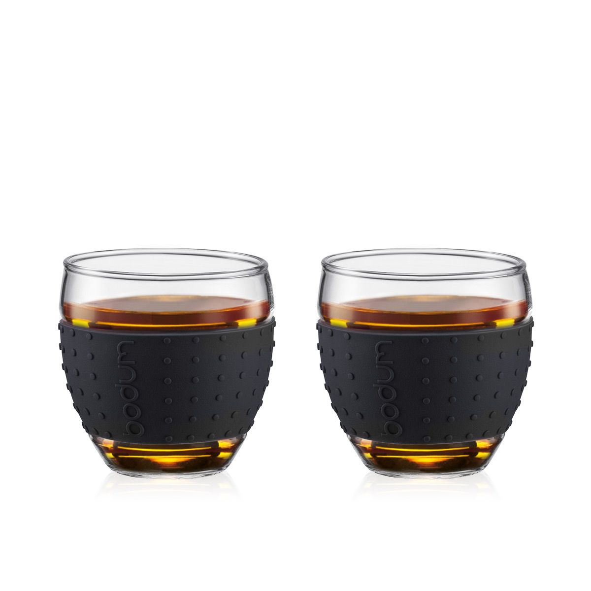 [product_category]-Bodum Pavina Glass With Silicone Handle Black 0.1 L, 2 Pcs.-Bodum-699965016494-11165-01-BOD-3