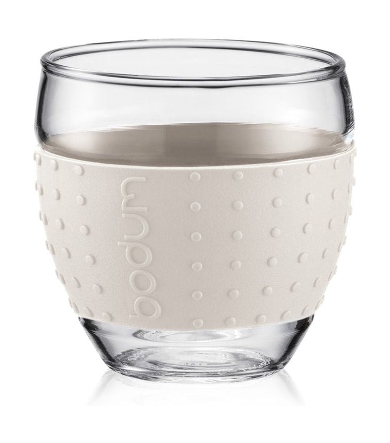 [product_category]-Bodum Pavina Glass With Silicone Handle Cream 0.35 L, 2 Pcs.-Bodum-699965026714-11185-913-BOD-1