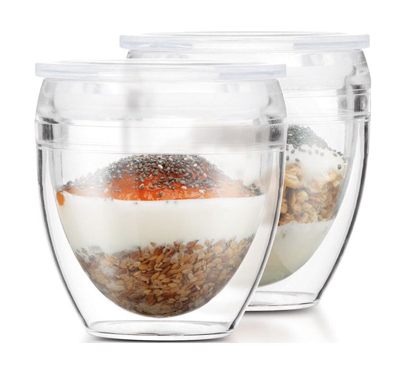 [product_category]-Bodum Pavina To Go 2 Cup Plastic Double Walled With Lid Transparent 0.2 L, 2 Pcs.-Bodum-699965425944-K11848-10SA-BOD-1