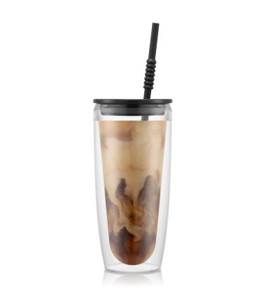 [product_category]-Bodum Pavina To Go Double Wall Glasses 2 Pcs. 0.6 L, Black-Bodum-699965508456-K11894-01SA-01-1-BOD-1