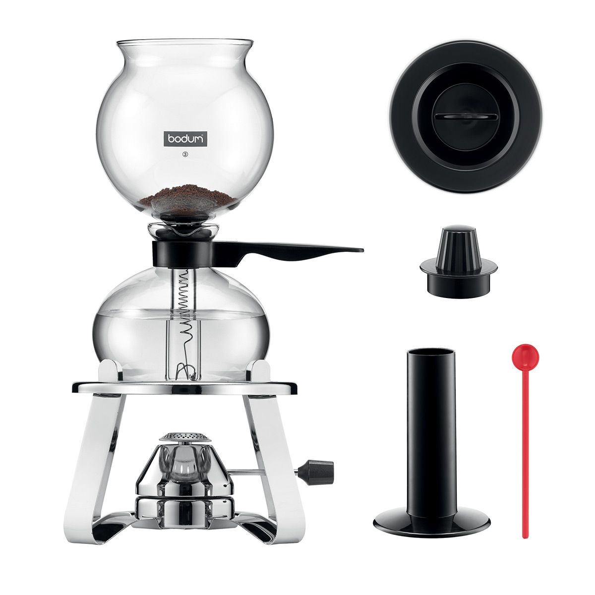 [product_category]-Bodum Pebo Vacuum Coffee Maker With Gas Burner And Accessories, 8 Cups-Bodum-699965333201-K1218-16-BOD-3