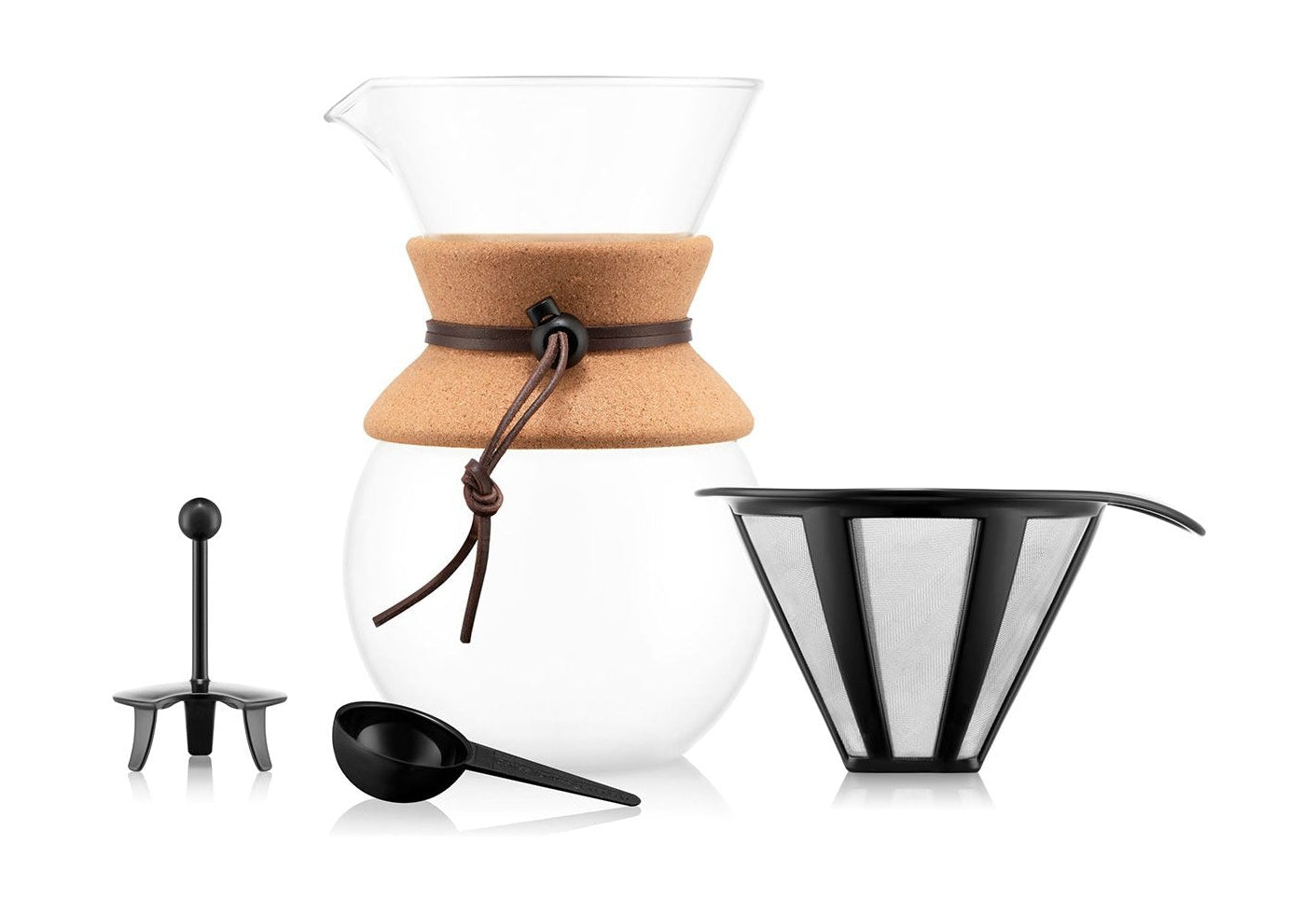 [product_category]-Bodum Pour Over Coffee Maker With Permanent Coffee Filter Cork, 8 Cups-Bodum-699965336820-11571-109-BOD-1