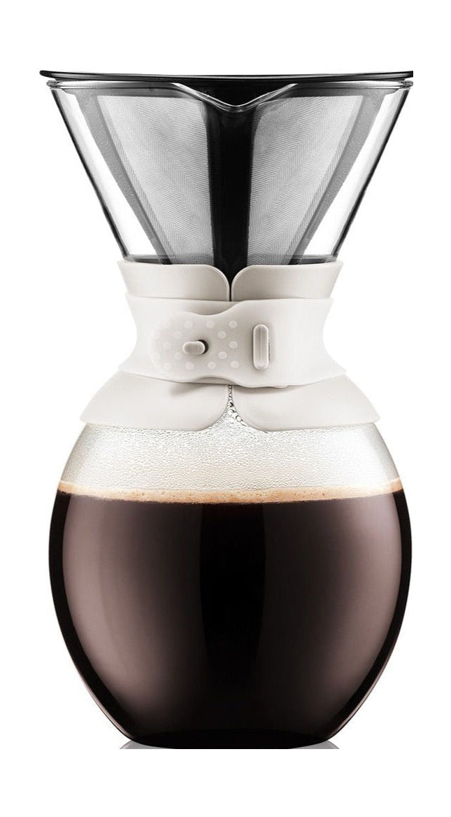[product_category]-Bodum Pour Over Coffee Maker With Permanent Coffee Filter Cream Colored, 12 Cups-Bodum-699965352219-11593-913S-BOD-1