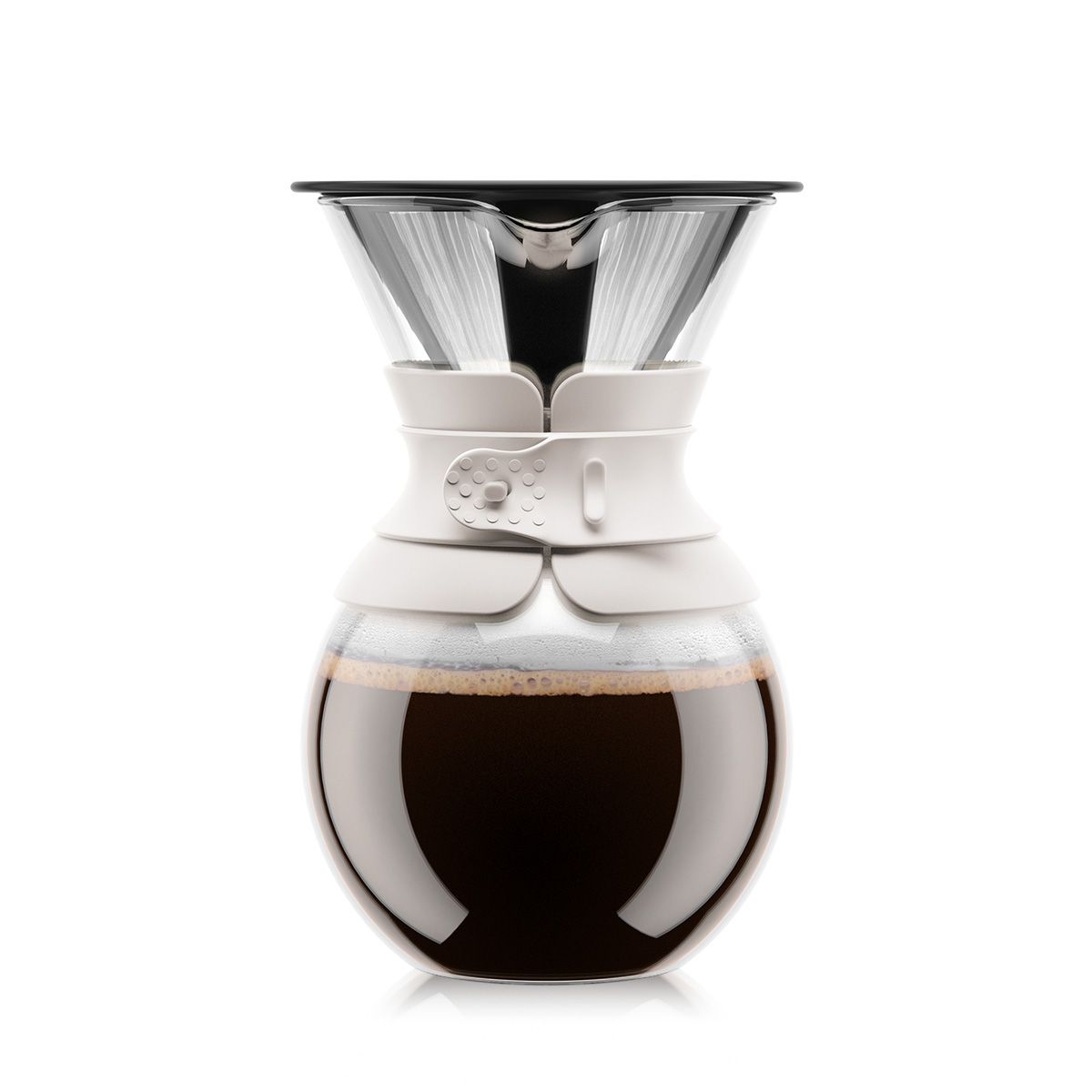 [product_category]-Bodum Pour Over Coffee Maker With Permanent Coffee Filter Cream Colored, 8 Cups-Bodum-699965350772-11571-913S-BOD-2