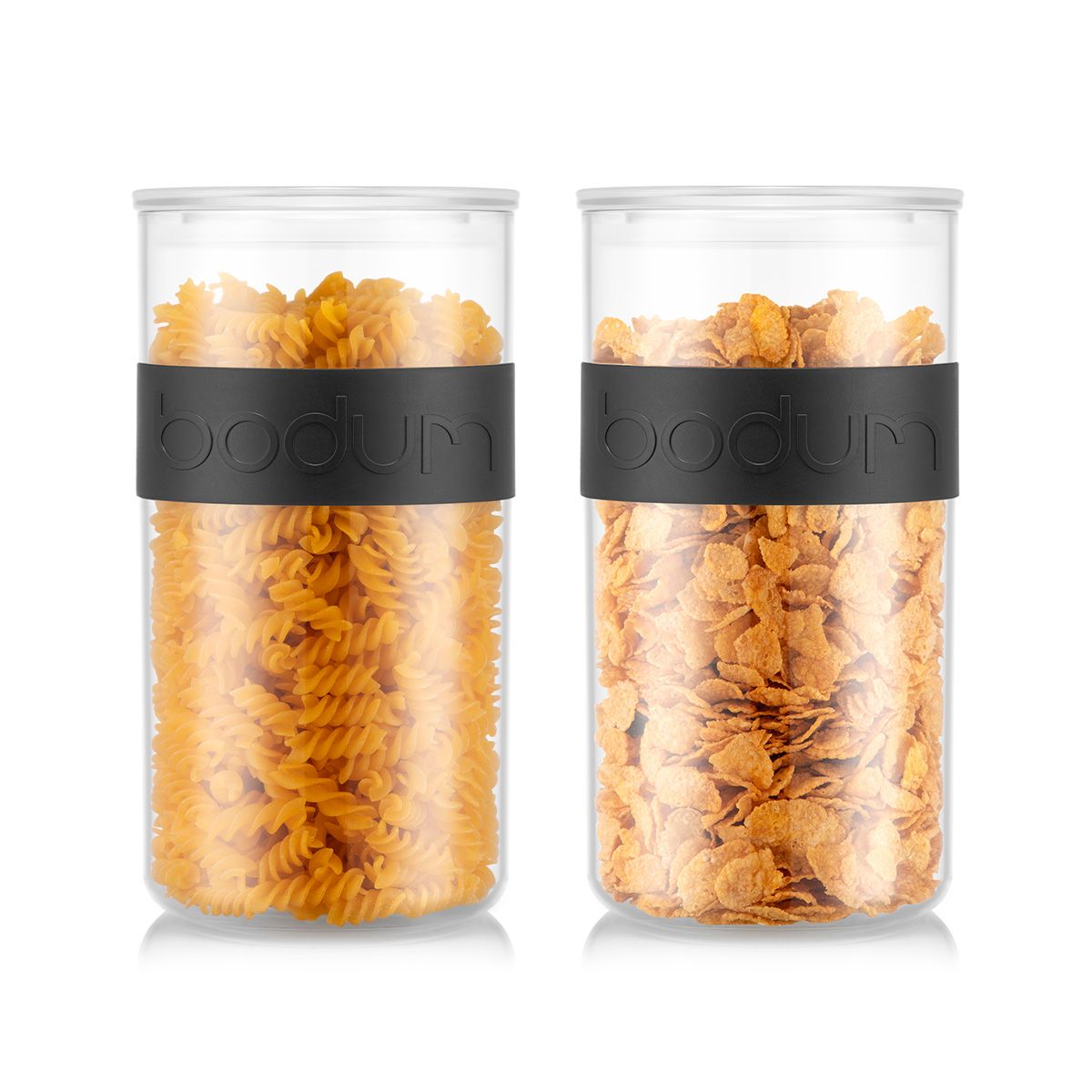 [product_category]-Bodum Presso Storage Jars Black 2 L, Set Of 2-Bodum-699965424084-K11830-01SA-BOD-2