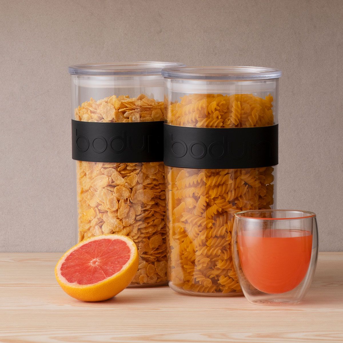 [product_category]-Bodum Presso Storage Jars Black 2 L, Set Of 2-Bodum-699965424084-K11830-01SA-BOD-3