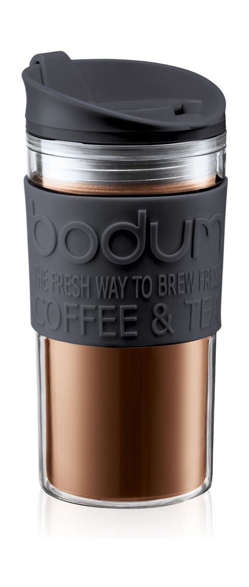 [product_category]-Bodum Travel Mug Double Walled Plastic With Click Lid Double Walled Black, 0.35 L-Bodum-699965354107-11103-01S-BOD-1
