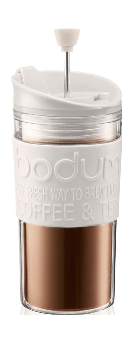 [product_category]-Bodum Travel Press Coffee Maker Double Walled Plastic With Plunger And Click Lid Double Walled, Cream Colored-Bodum-699965354084-11102-913S-BOD-1