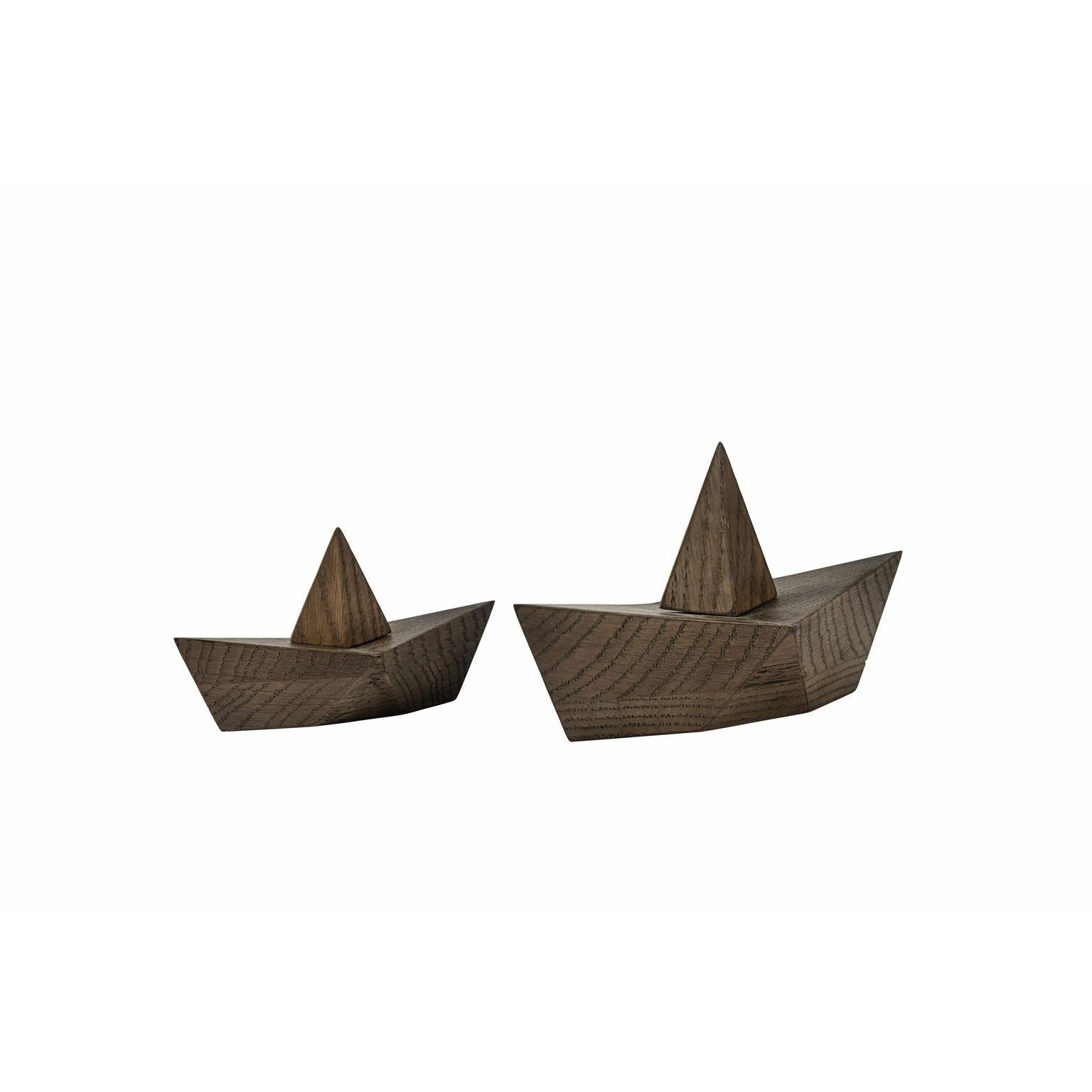 [product_category]-Boyhood Admiral Paper Boat Decorative Figure Large, Smoked Oak-Boyhood-5744000800318-400031-BOY-3