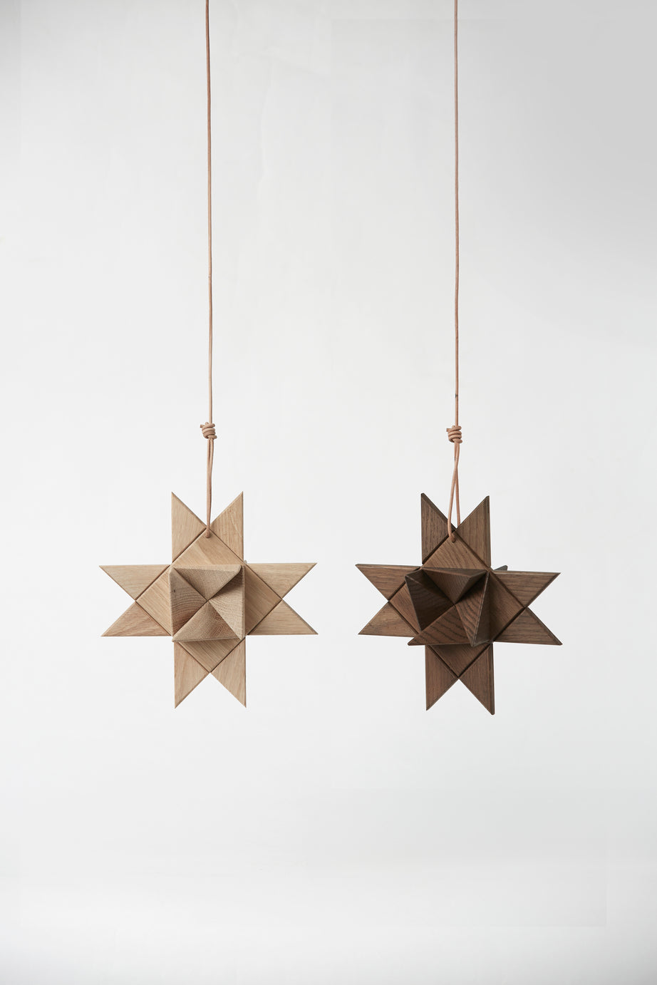 [product_category]-Boyhood Fröbel Star Hanging Decorative Figure, Stained Oak-Boyhood-5744000800332-400033-BOY-3