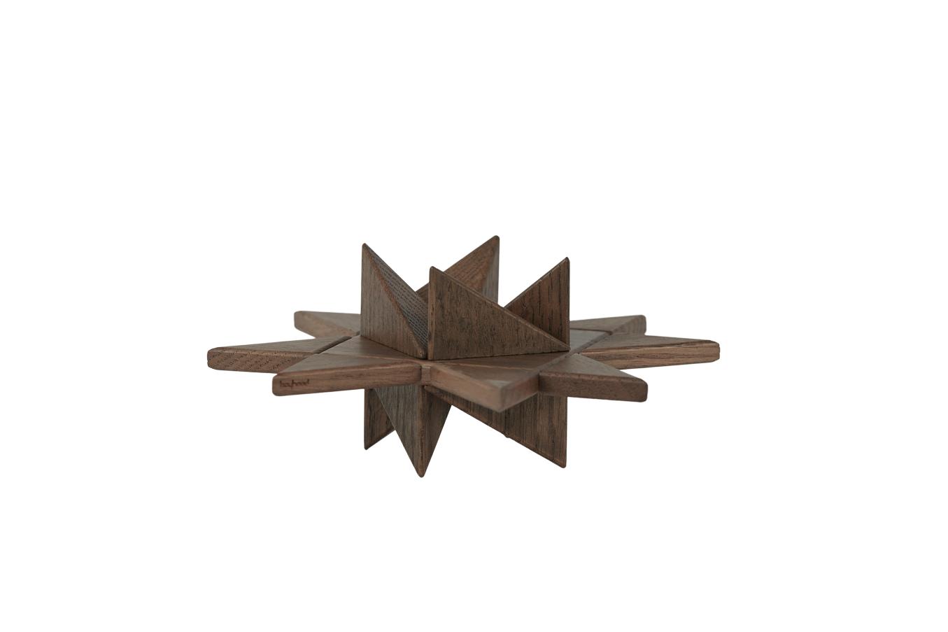 [product_category]-Boyhood Fröbel Star Table Decorative Figure, Stained Oak-Boyhood-5744000800356-400035-BOY-1