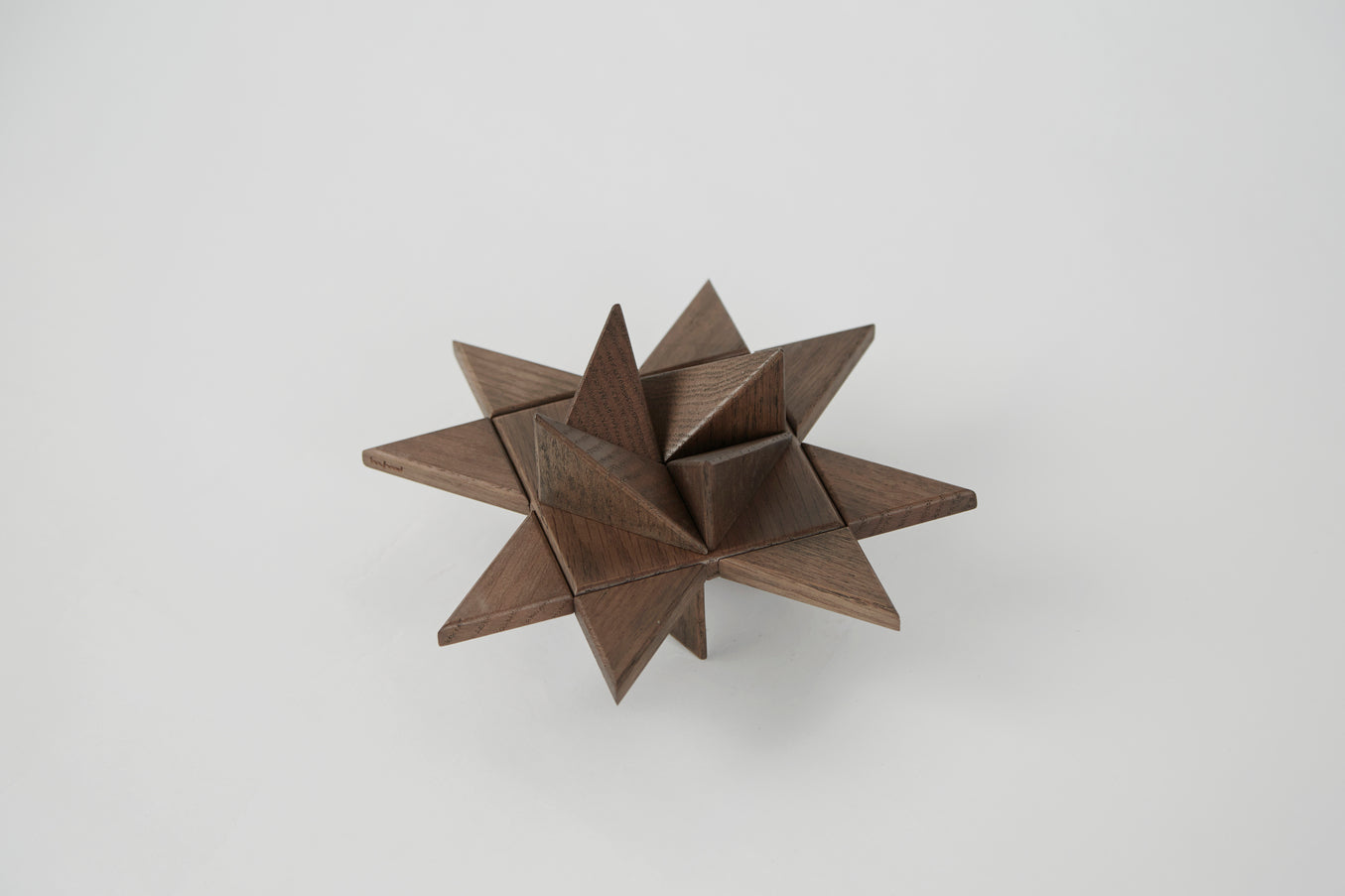 [product_category]-Boyhood Fröbel Star Table Decorative Figure, Stained Oak-Boyhood-5744000800356-400035-BOY-4