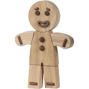 [product_category]-Boyhood Gingerbread Man Wooden Figure, Oak, Small-Boyhood-5744000800387-400038-BOY-1
