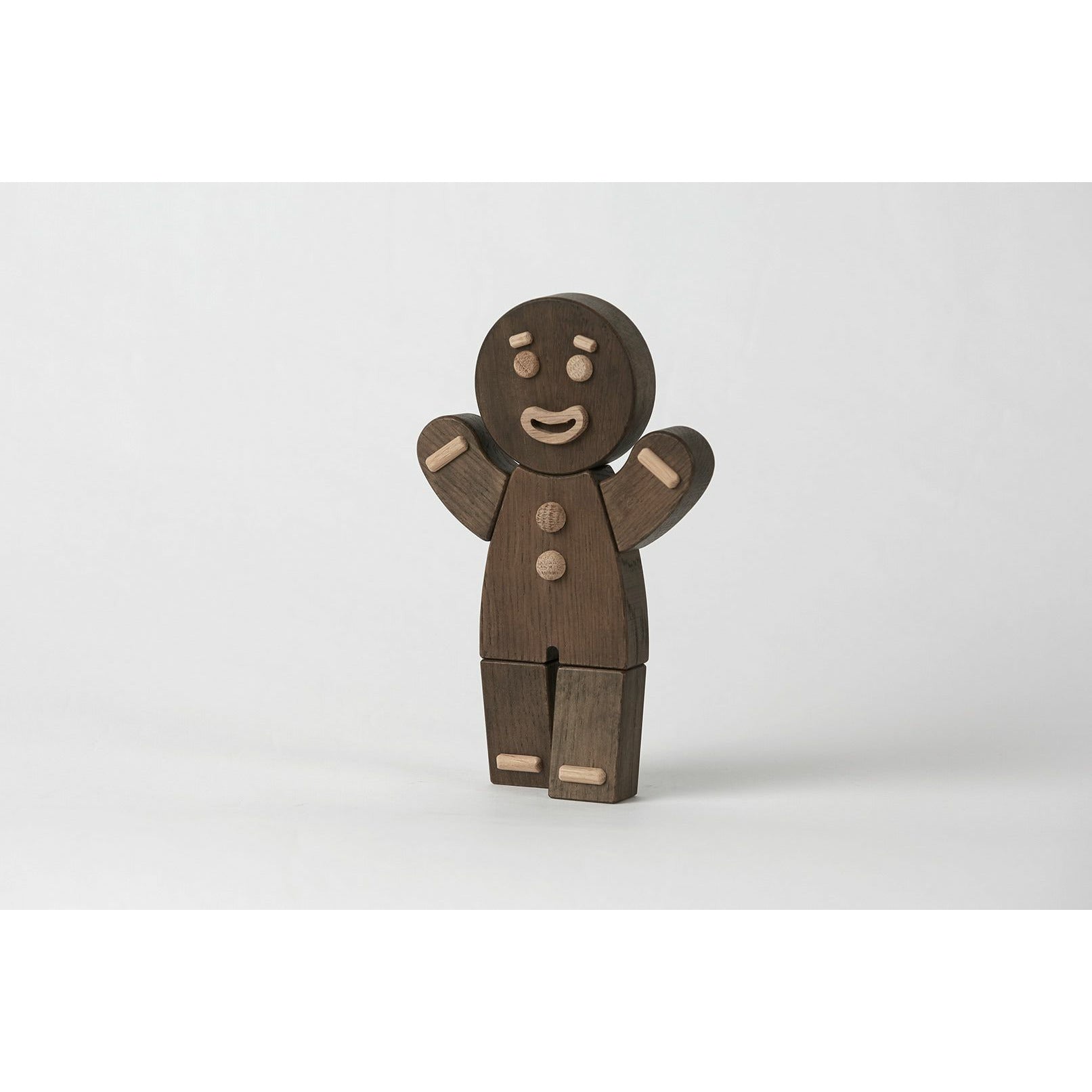 [product_category]-Boyhood Gingerbread Man Wooden Figure, Oak Stained, Small-Boyhood-5744000800394-400039-BOY-2