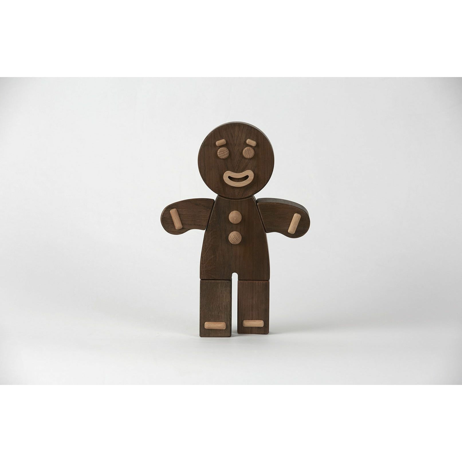 [product_category]-Boyhood Gingerbread Man Wooden Figure, Oak Stained, Small-Boyhood-5744000800394-400039-BOY-3