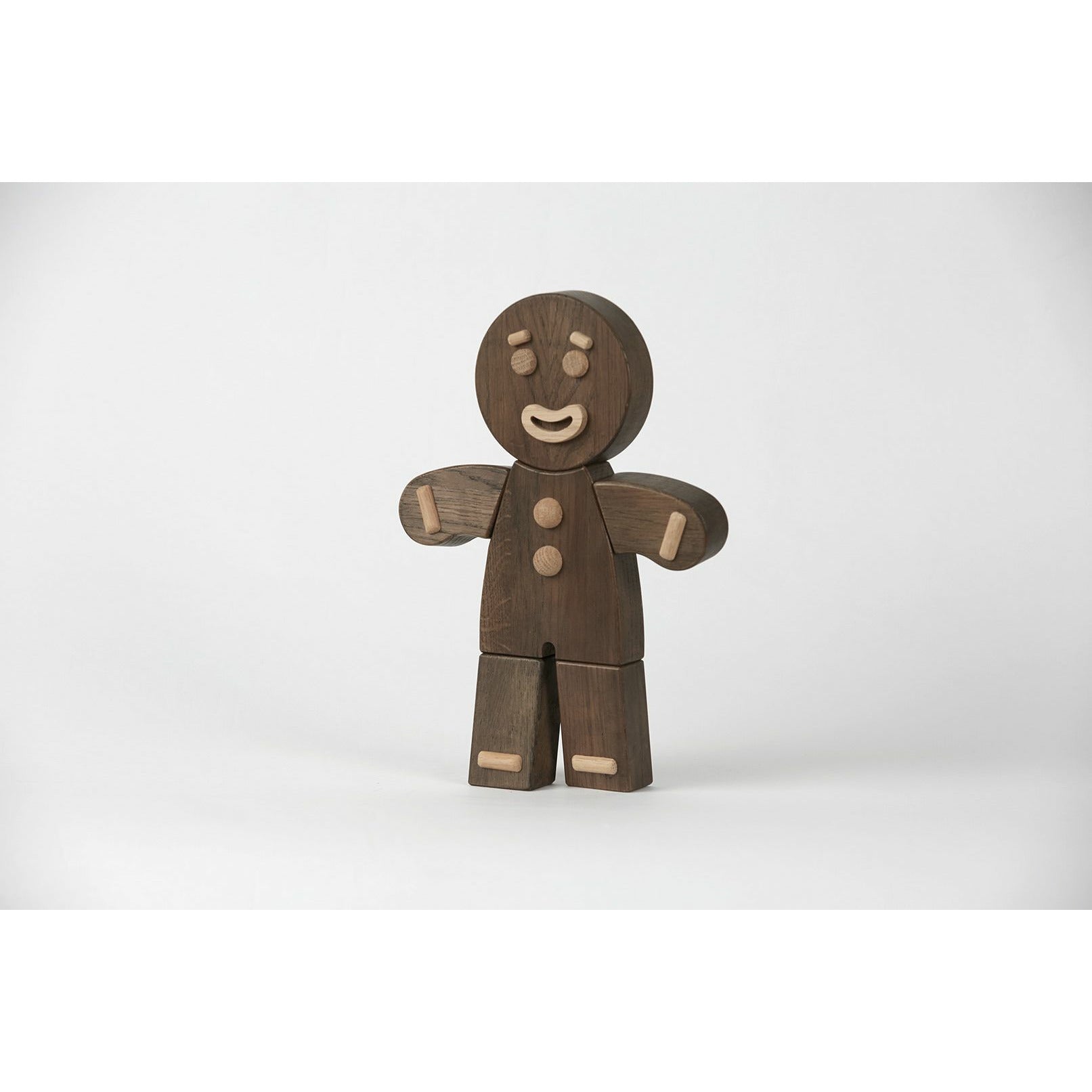 [product_category]-Boyhood Gingerbread Man Wooden Figure, Stained Oak, Large-Boyhood-5744000800417-400041-BOY-2