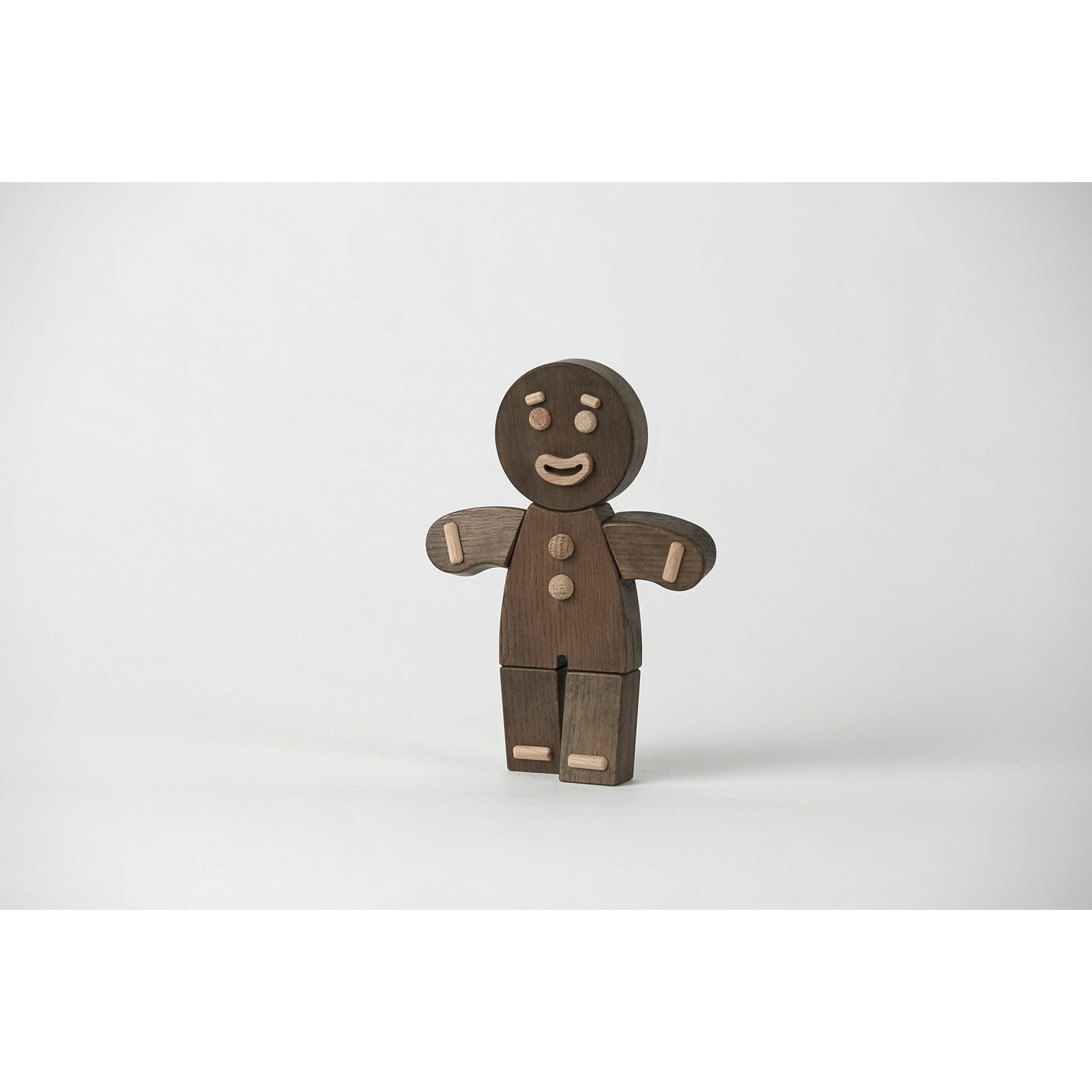 [product_category]-Boyhood Gingerbread Man Wooden Figure, Stained Oak, Large-Boyhood-5744000800417-400041-BOY-3