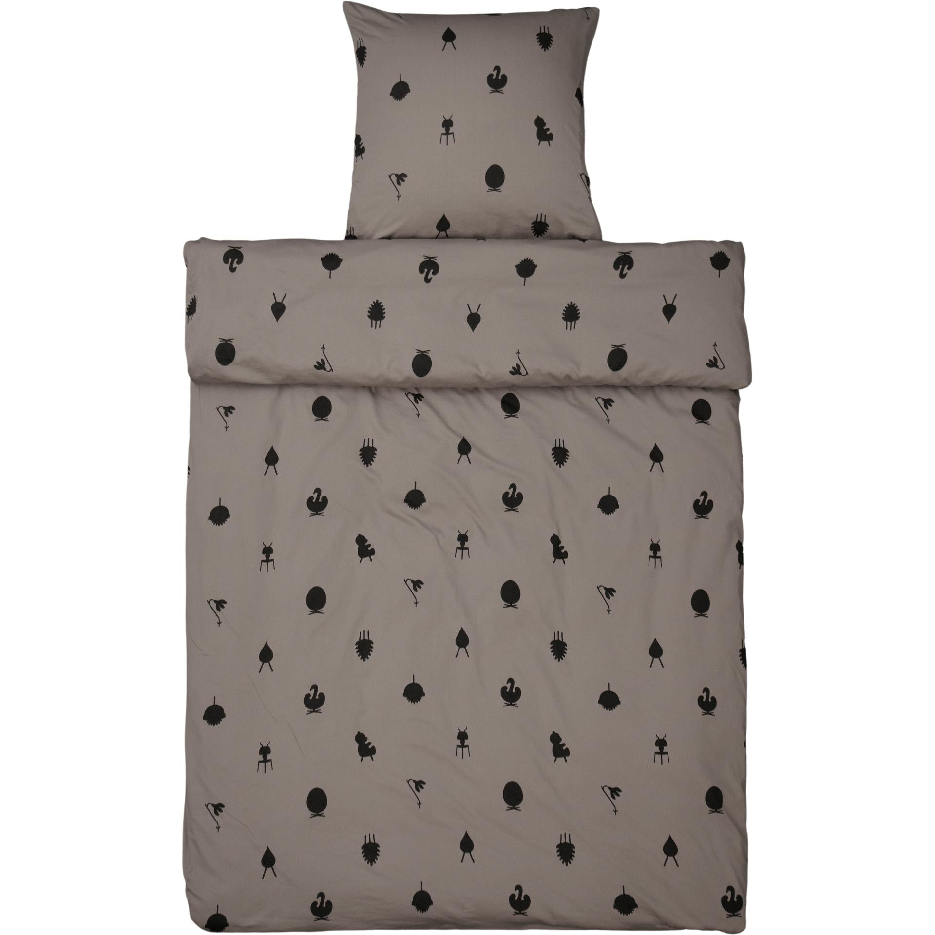[product_category]-Brainchild Bed Linen Design Icons 140x200 Cm, Taupe-Brainchild-6010713202002-5001-BRA-1