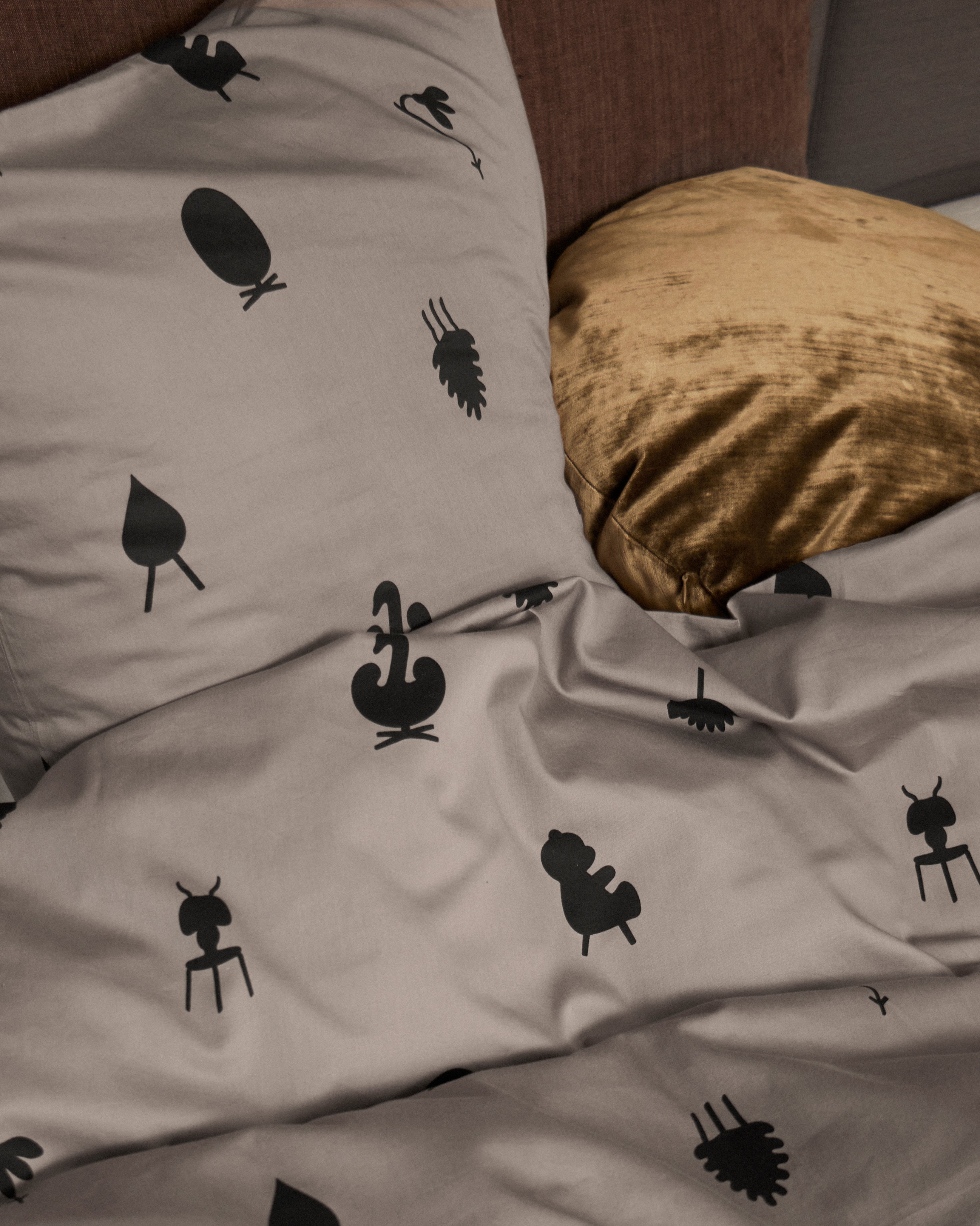 [product_category]-Brainchild Bed Linen Design Icons 140x220 Cm, Taupe-Brainchild-6010713202002-5002-BRA-11