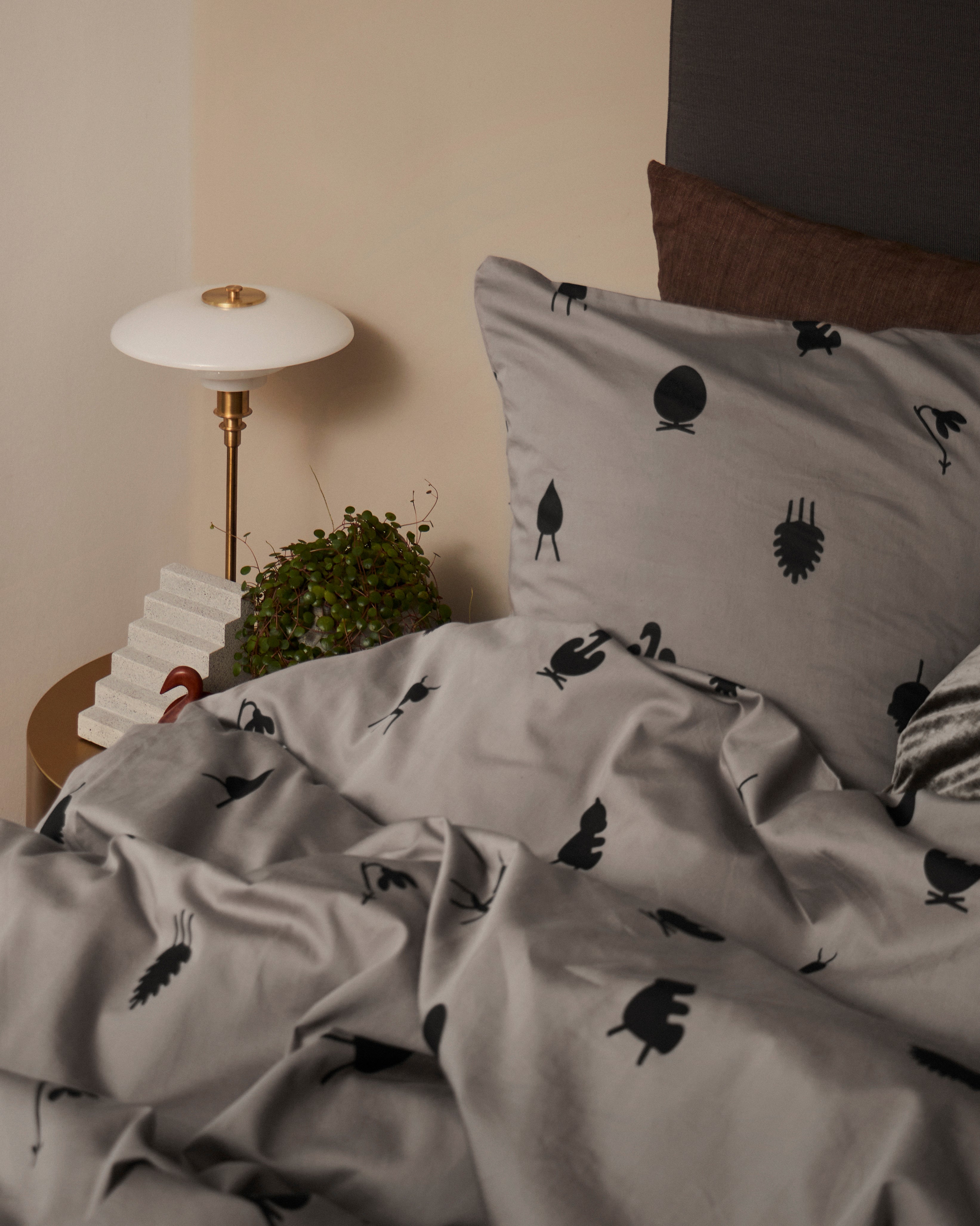 [product_category]-Brainchild Bed Linen Design Icons 140x220 Cm, Taupe-Brainchild-6010713202002-5002-BRA-16