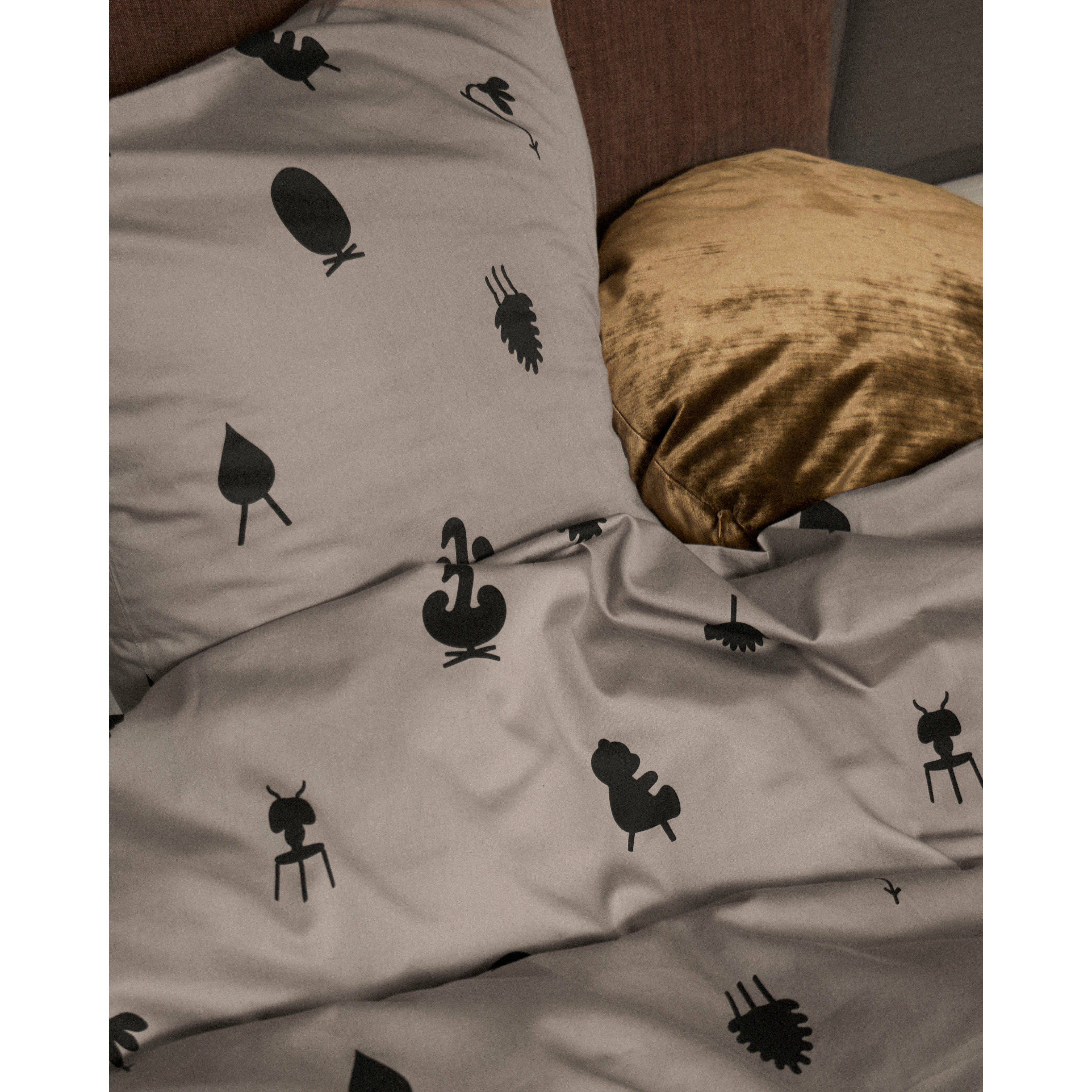 [product_category]-Brainchild Bed Linen Design Icons 140x220 Cm, Taupe-Brainchild-6010713202002-5002-BRA-2