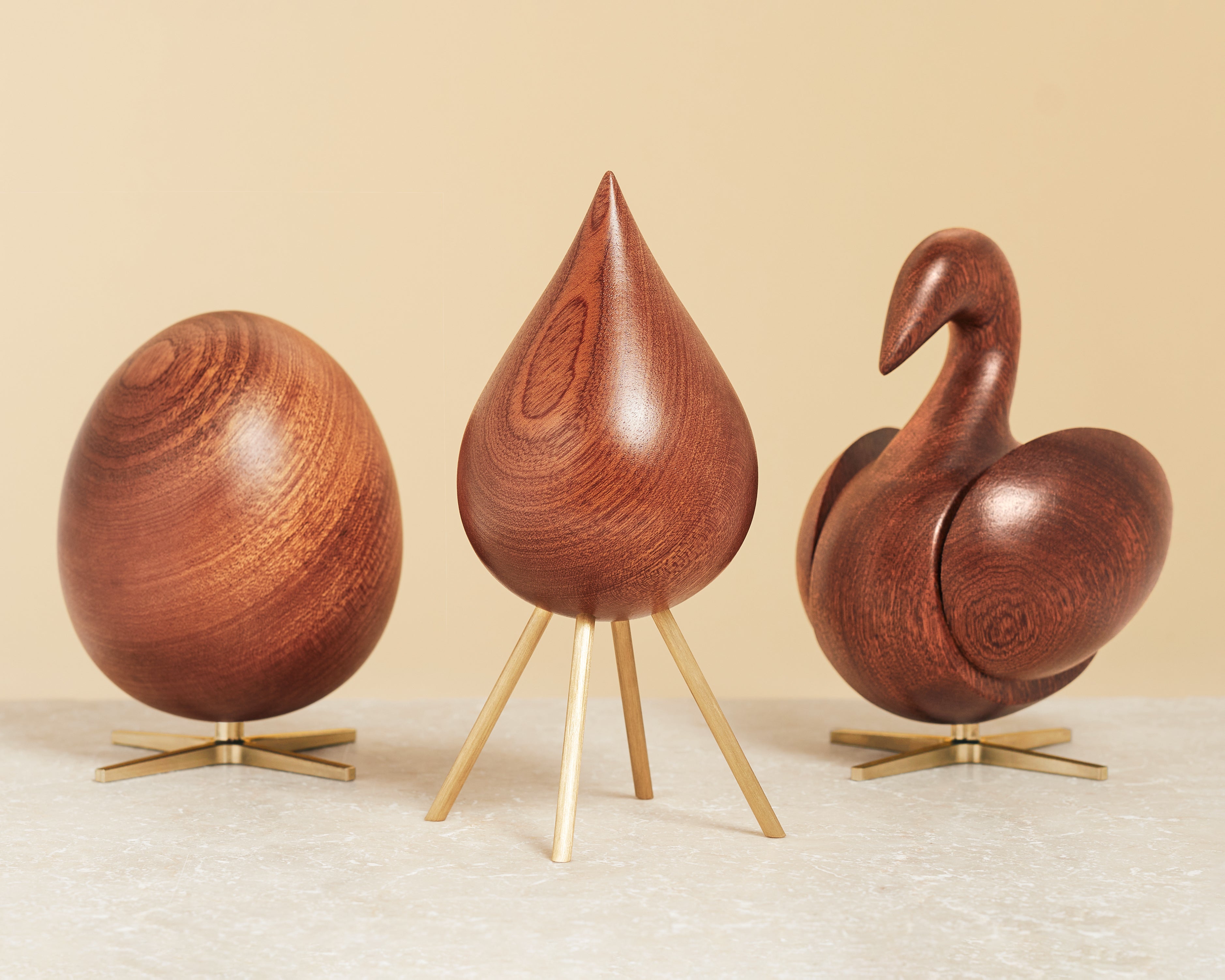 [product_category]-Brainchild Drop Wooden Figure Mahogany, Brass Base-Brainchild-5613713201111-2005-BRA-3