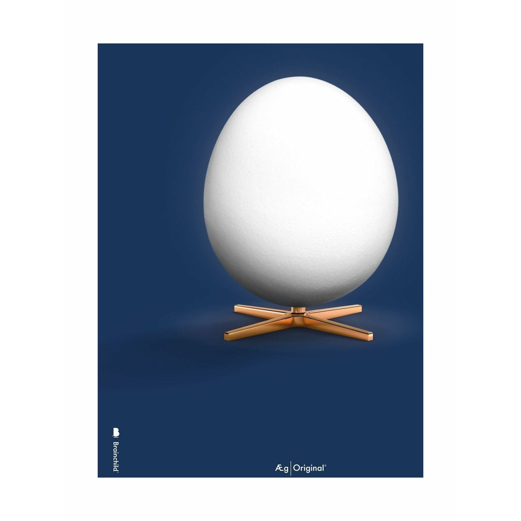 [product_category]-Brainchild Egg Classic Poster Without Frame 30 X40 Cm, Dark Blue Background-Brainchild-19002-BRA-1